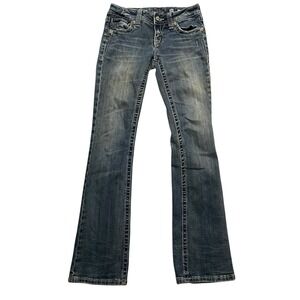 Miss Me Boot Cut Jeans Size 26 JP5045-4S Excellent Condition